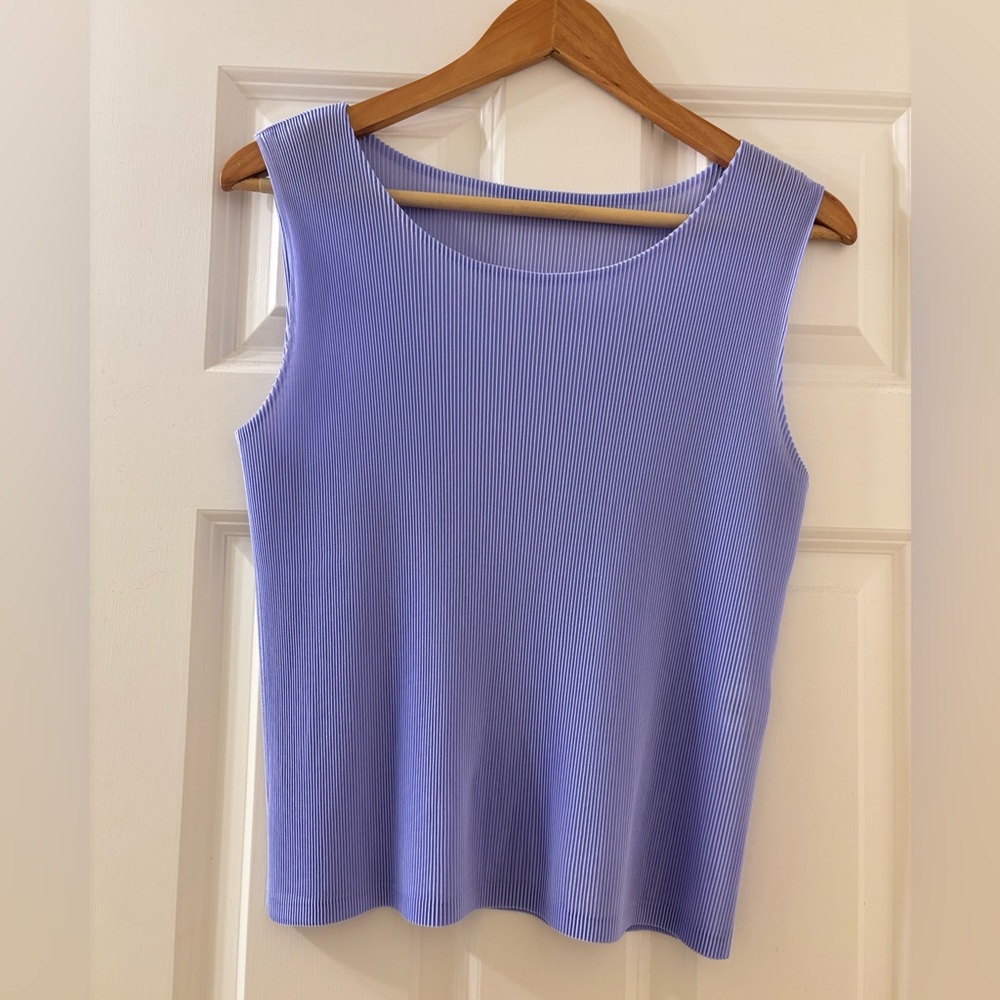 Issey Miyake Pleats Please Sleeveless Top